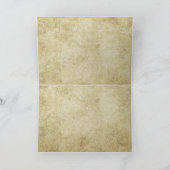 Vintag White Queen Ann's Lace Vielen Dank Dankeskarte (Innenseite)