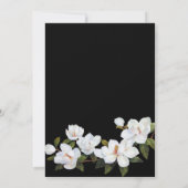 Vintag White Rose Geburtstag Einladung (Rückseite)