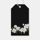 Vintag White Rose vielen Dank Geschenkanhänger (Rückseite)