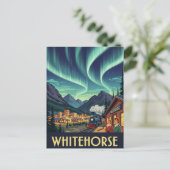 Vintag Whitehorse Yukon Canada Travel Postkarte (Stehend Vorderseite)
