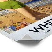 Vintag Whitley Bay, England Poster (Ecke)