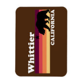 Vintag Whittier California Magnet (Vertikal)