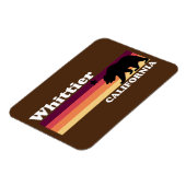 Vintag Whittier California Magnet (Linke Seite)