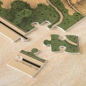 Vintag wiederhergestellte Karte der Schlacht von G Puzzle (Seite)