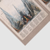 Vintag wiederhergestellte Mountain-Infografik, Dek Seidenpapier (Ausschnitt)