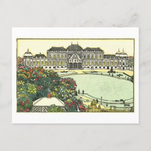 Vintag Wien Belvedere Postkarte