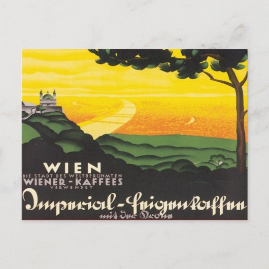 Vintag Wien Österreich Postkarte (Vorderseite)