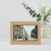 Vintag Wiesbaden Deutschland Wilhelmstrasse Postkarte (Stehend Vorderseite)