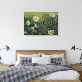 Vintag Wild Rose Van Gogh Leinwanddruck (Insitu (Schlafzimmer))