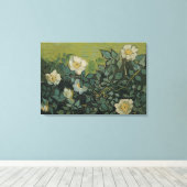 Vintag Wild Rose Van Gogh Leinwanddruck (Insitu (Holzboden))