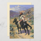 Vintag Wild West, An Indian Trapper von Remington (Vorne/Hinten)