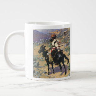 Vintag Wild West, An Indian Trapper von Remington Jumbo-Tasse