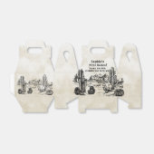 Vintag Wild West Cowboy Geburtstagsparty Geschenkschachtel (Ungefaltet)