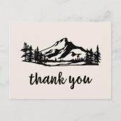 Vintag Wilderness Vielen Dank Postkarte (Vorderseite)