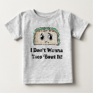 Vintag will ich zum Tacokampf ihn nicht Baby T-shirt