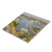 Vintag Willard Metcalf Gloucester Harbour Fliese (Seite)