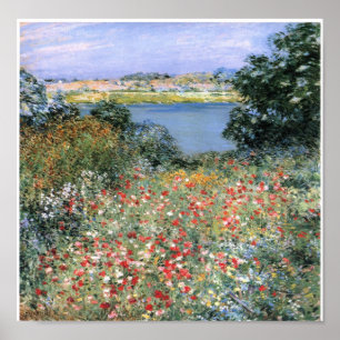 Vintag Willard Metcalf Poppy Garden Poster