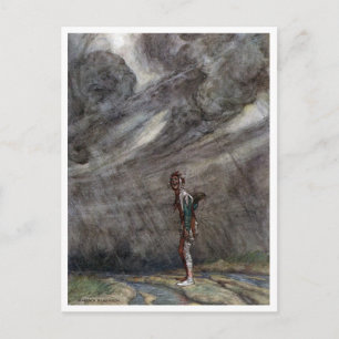Vintag William H. Robinson Rain Jeden Tag Postkarte