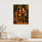 Vintag William Hemsley The Young Dentist Poster (Küche)
