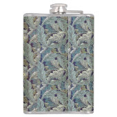 Vintag William Morris Acanthus Flachmann (Rückseite)