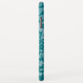 Vintag William Morris Aquamarin Green Botanical Case-Mate iPhone Hülle (Hinten/Rechts)