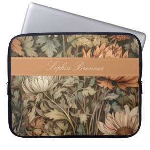 Vintag William Morris Autumn Floral Laptopschutzhülle