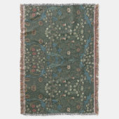 Vintag William Morris Blackthorn Decke (Vorderseite Vertikal)