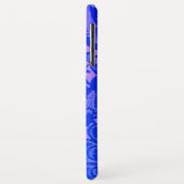 Vintag William Morris Blue Pink Botanical Case-Mate iPhone Hülle (Hinten/Links)