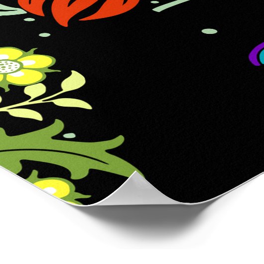 Vintag William Morris Botanical Poster (Ecke)