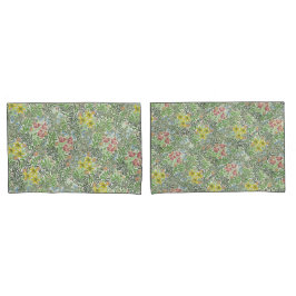 Vintag William Morris Bower Blume Grüne Kissenbezug