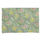 Vintag William Morris Bower Blume Grüne Kissenbezug (Vorderseite-Rechts)