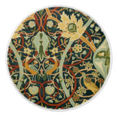 Vintag William Morris Bullerswood Carpet Keramikknauf (Vorderseite)