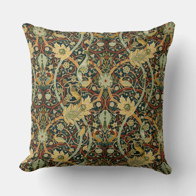 Vintag William Morris Bullerswood Carpet Kissen (Vorderseite)