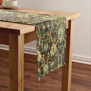 Vintag William Morris Bullerswood Carpet Kurzer Tischläufer