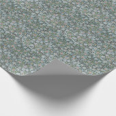 Vintag William Morris Clover Blume Blumenrosa Geschenkpapier (Ecke)