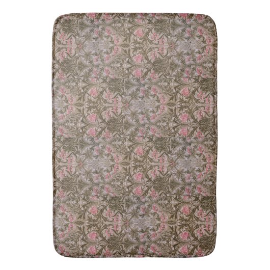 Vintag William Morris Columbine Badematte (Vorderseite Vertikal)