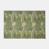 Vintag William Morris Daffodil Blume Gelb Fußmatte (Vorderseite)
