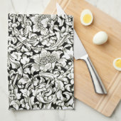 Vintag William Morris Decorative Textile Pattern Geschirrtuch (Viertel Falte)