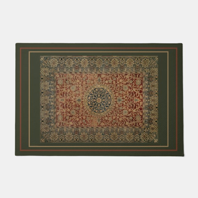 Vintag William Morris Design Fußmatte (Vorderseite)