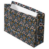 Vintag William Morris Evenlode Große Geschenktüte (Vorderseite Schrägansicht)