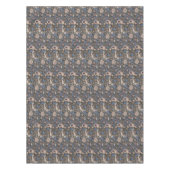 Vintag William Morris Evenlode Textile Design Tischdecke (Vorderseite)