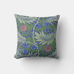 Vintag William Morris Ferns und Blume Kissen