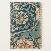 Vintag William Morris Floral Monogram Planer (Rückseite)