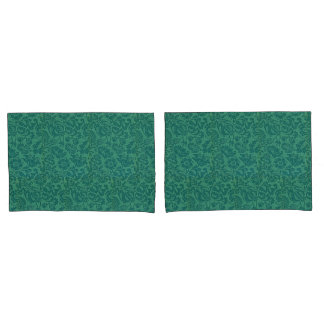 Vintag William Morris floral Pattern Green Kissenbezug