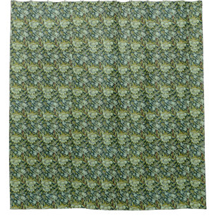 Vintag William Morris Floral Wey Pattern Duschvorhang
