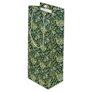 Vintag William Morris Floral Wey Pattern Geschenktüte Für Weinflaschen