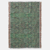 Vintag William Morris Flower Garden Decke (Vorderseite Vertikal)