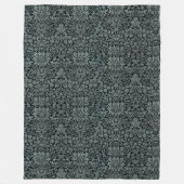 Vintag William Morris Flower Garden Fleecedecke (Vorderseite)