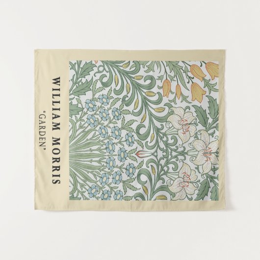 Vintag William Morris Garden Wandteppich (Vorderseite (Horizontal))