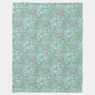 Vintag William Morris Golden Lily Fleecedecke